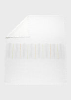 Coperta Punto Vapore Bianco FEDERICA/CO corredino e abbigliamento neonato | NANU' BABY