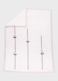 Coperta Roselline Ricamate Bianco DELIZIA/CO corredino e abbigliamento neonato | NANU' BABY
