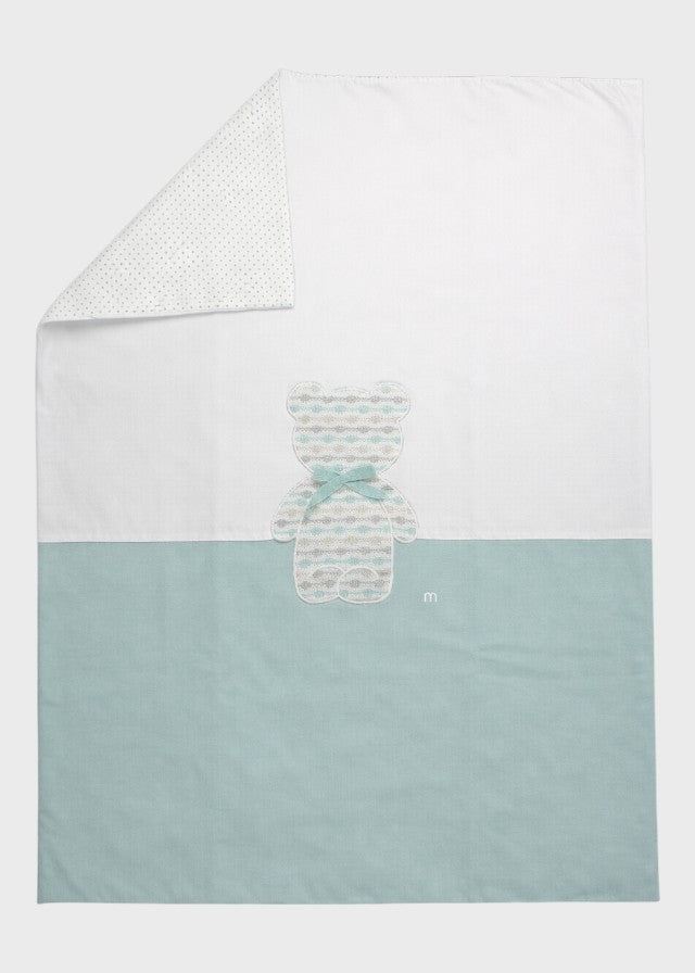 Coperta Tessuto Verde Salvia EK5281/V corredino e abbigliamento neonato | NANU' BABY