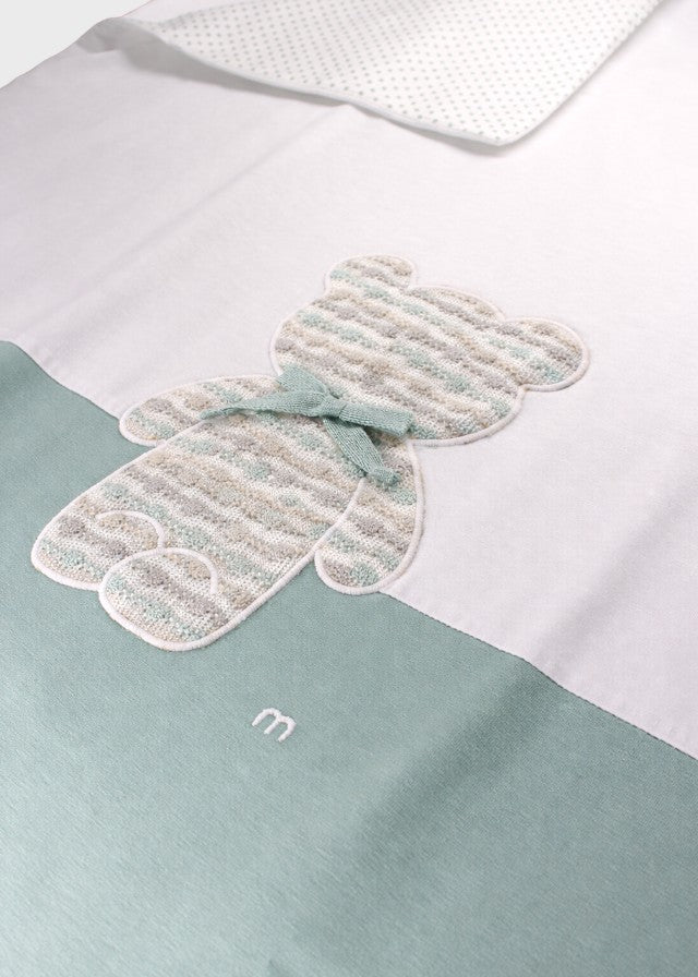 Coperta Tessuto Verde Salvia EK5281/V corredino e abbigliamento neonato | NANU' BABY