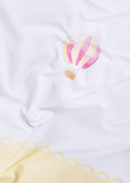 Copertina Cotone Serigrafata Giallo 9025/96 corredino e abbigliamento neonato | NANU' BABY