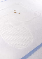 Copertina Cotone Teddy Cielo EK5780/C corredino e abbigliamento neonato | NANU' BABY