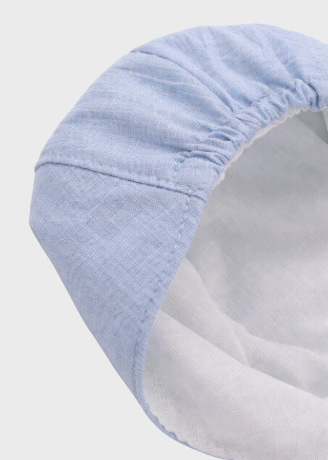 Coppola Bimbo Tessuto Cielo Lino Viscosa EV209CO corredino e abbigliamento neonato | NANU' BABY