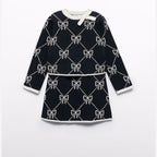 Compl. gonna tricot jacquard Bimba Nero 5538/8 -  NANU' BABY