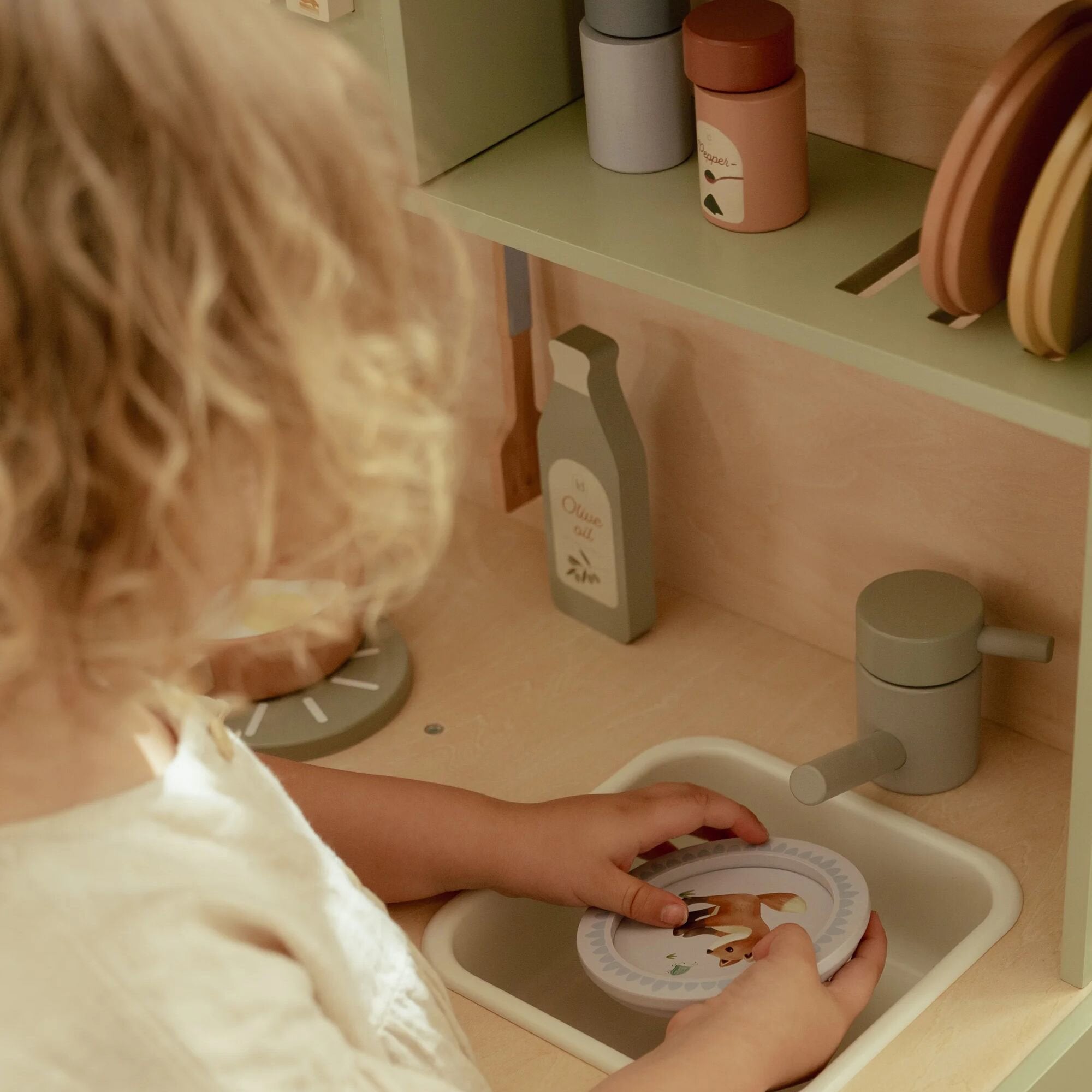 Cucina da gioco in legno Multicolore LD2500 corredino e abbigliamento neonato | NANU' BABY