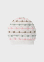 Cuffia Filo Cotone Rosa EK5171/R corredino e abbigliamento neonato | NANU' BABY