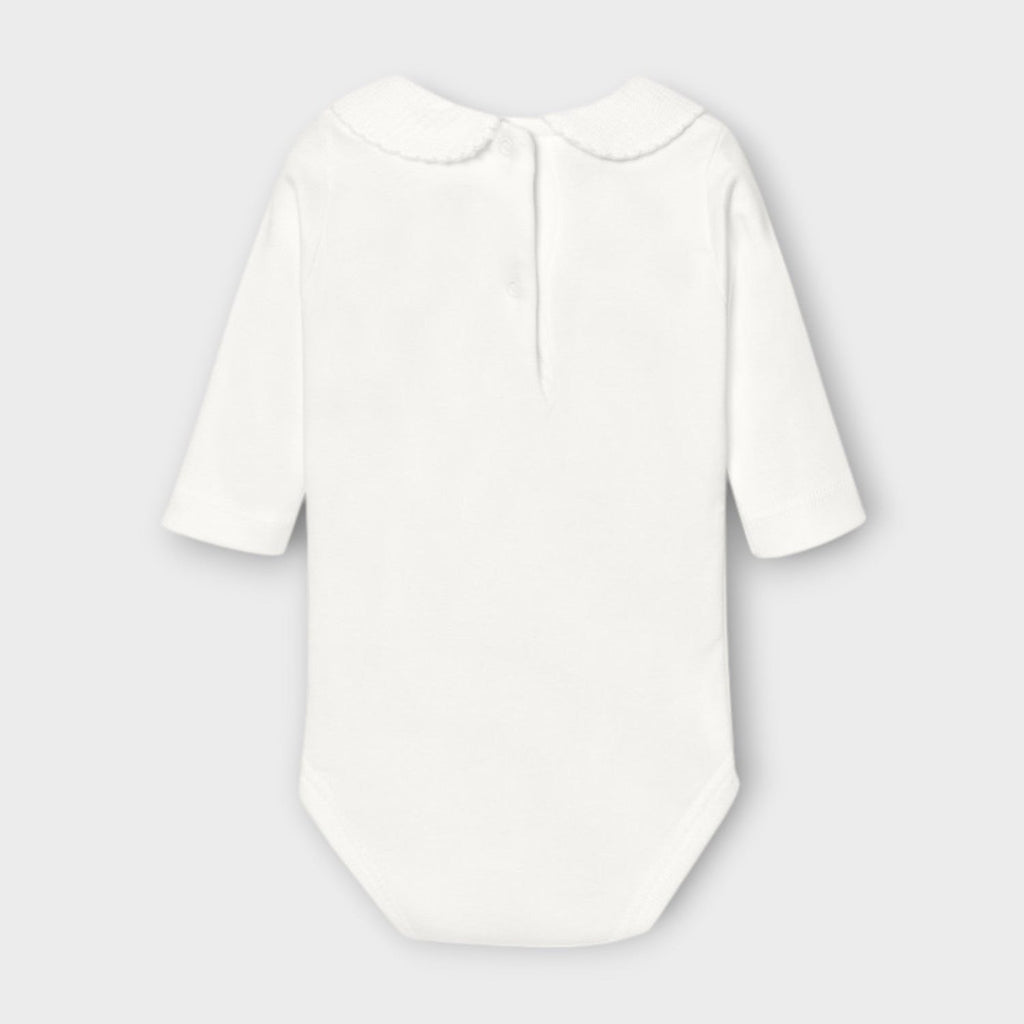 Body Intimo Piquè Neonato BIANCO 1188/B -  NANU' BABY