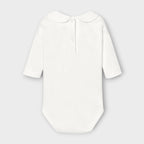 Body Intimo Piquè Neonato BIANCO 1188/B -  NANU' BABY