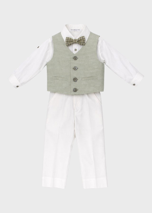 Coordinato Giacca Verde Papillon