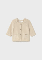 Cardigan Filo Cotone Beige 1307/BE