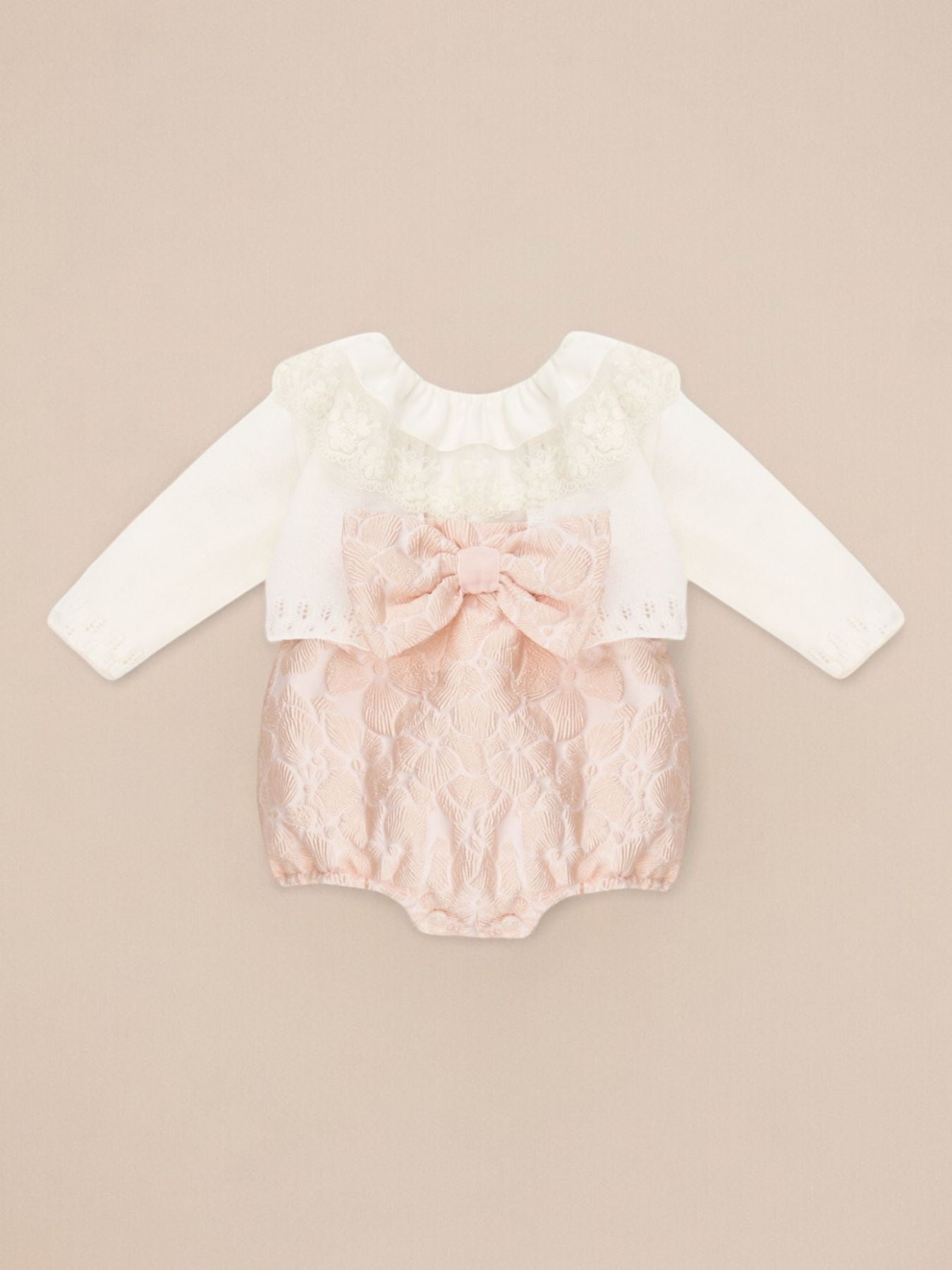 Completo Roselline Bimba ROSA PESCA IB1460BIS -  NANU' BABY