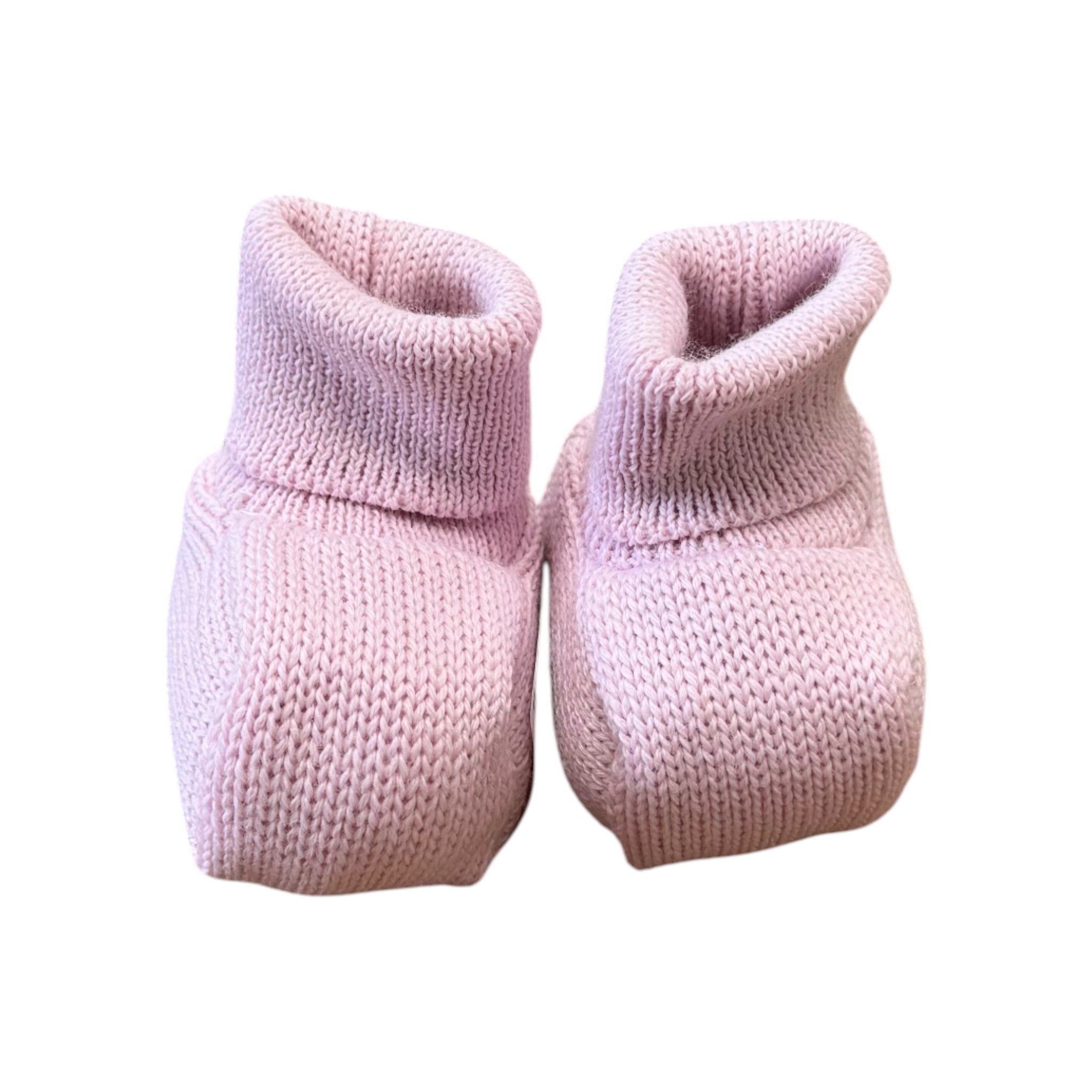 Pink Newborn Baby Booties LSC1109