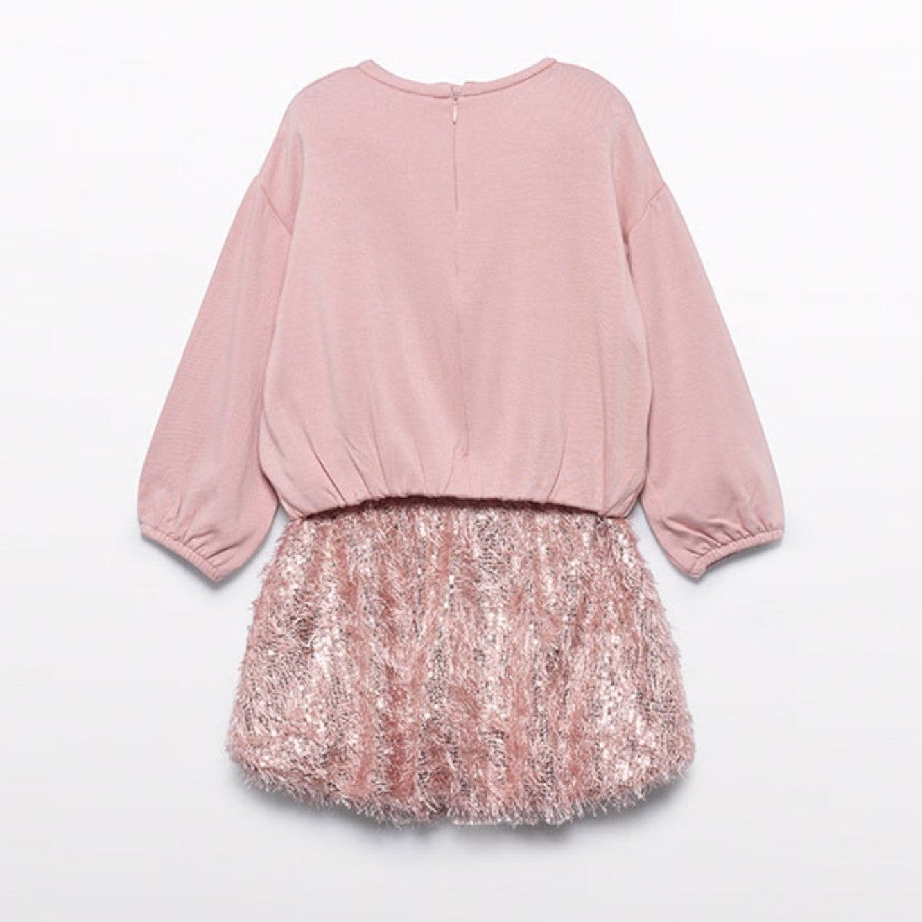 Compl. gonna frange lustrini Bimba Rosa 5539/8 -  NANU' BABY