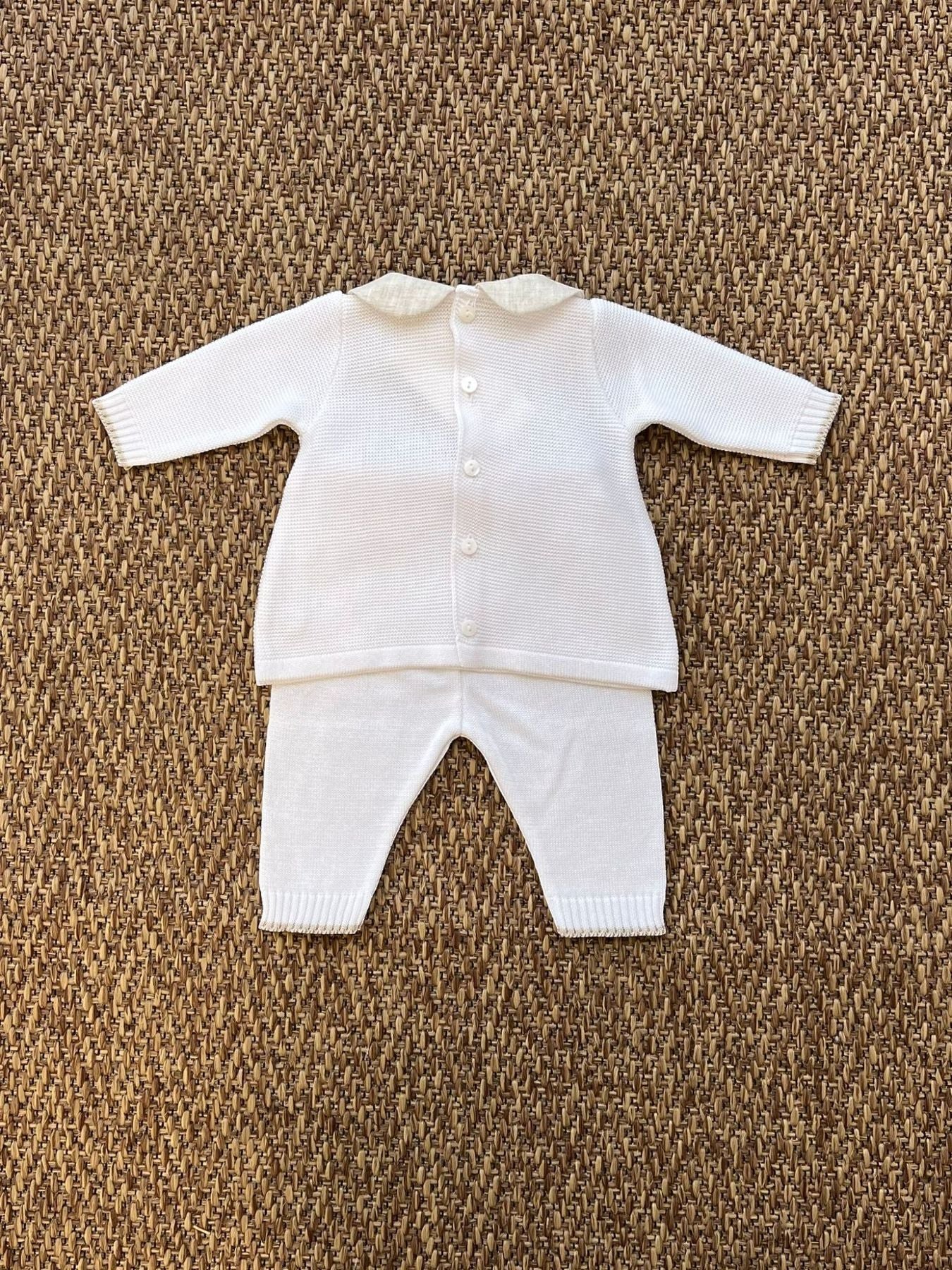 COMPLETO NASCITA Neonata BIANCO CUORE 7138