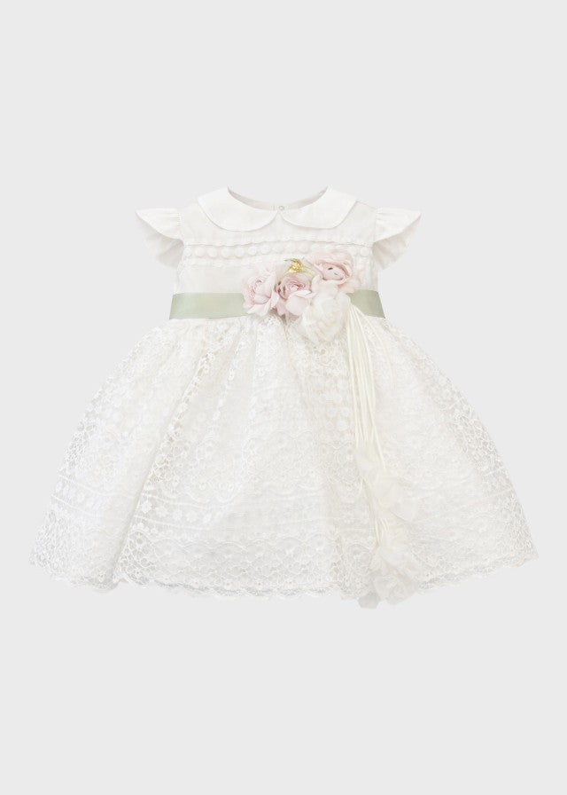 Abito Cerimonia Pizzo Macramè FB080