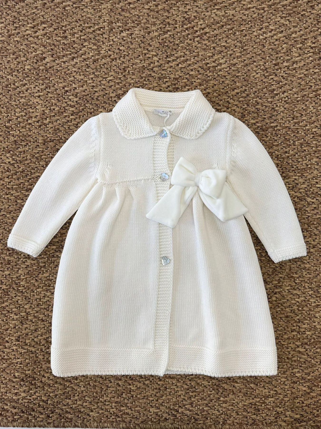 Cappotto Fiocco Bimba AVORIO FIOCCO 814 -  NANU' BABY