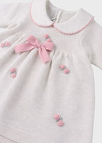 Completo Cotone Roselline Bianco 462