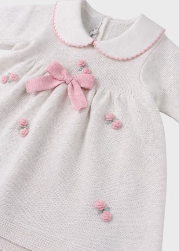 Completo Cotone Roselline Bianco 462