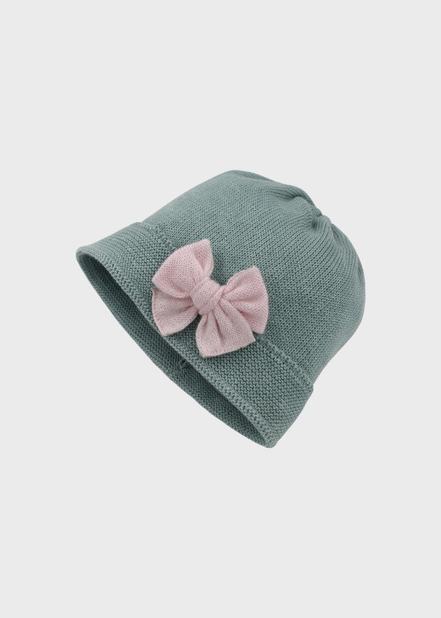 Baumwollfadenkappe Grüne Schleife 681/V