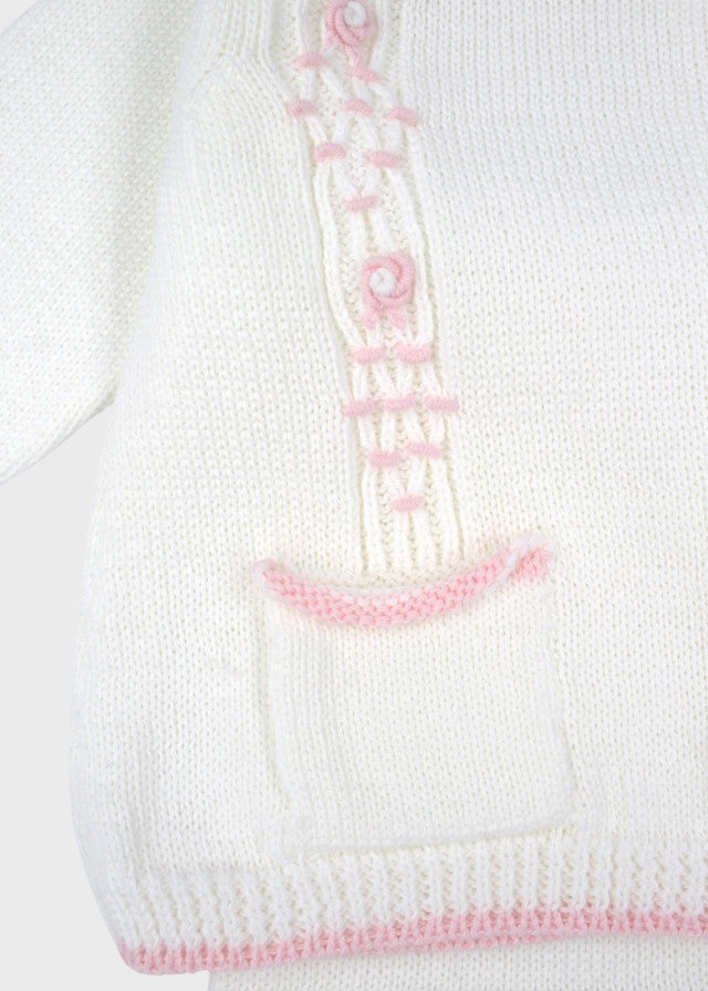 Pink Smocked Cotton Set MARCO/CN