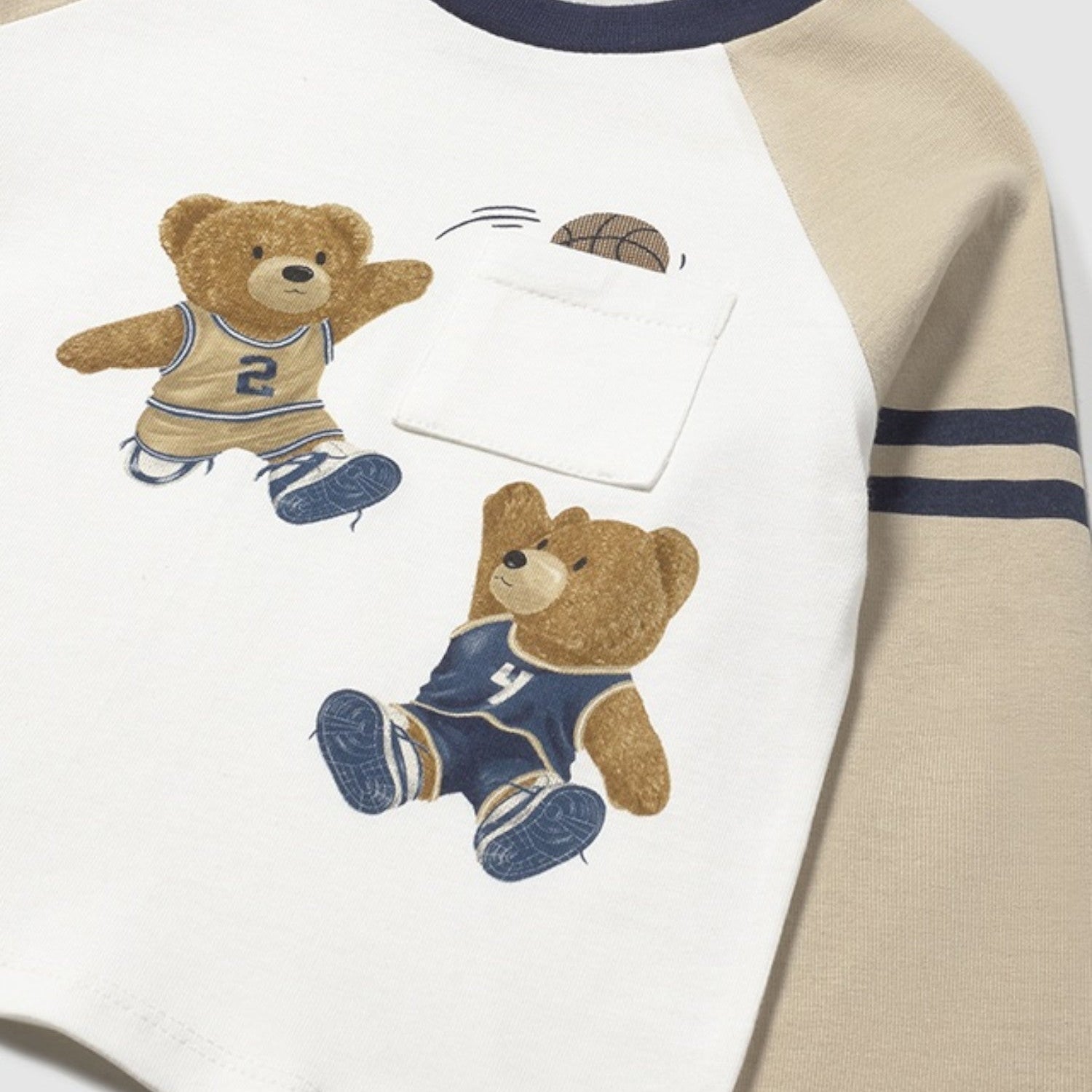 Maglietta m/l coordinabile Bimbo PANNA 2059/86