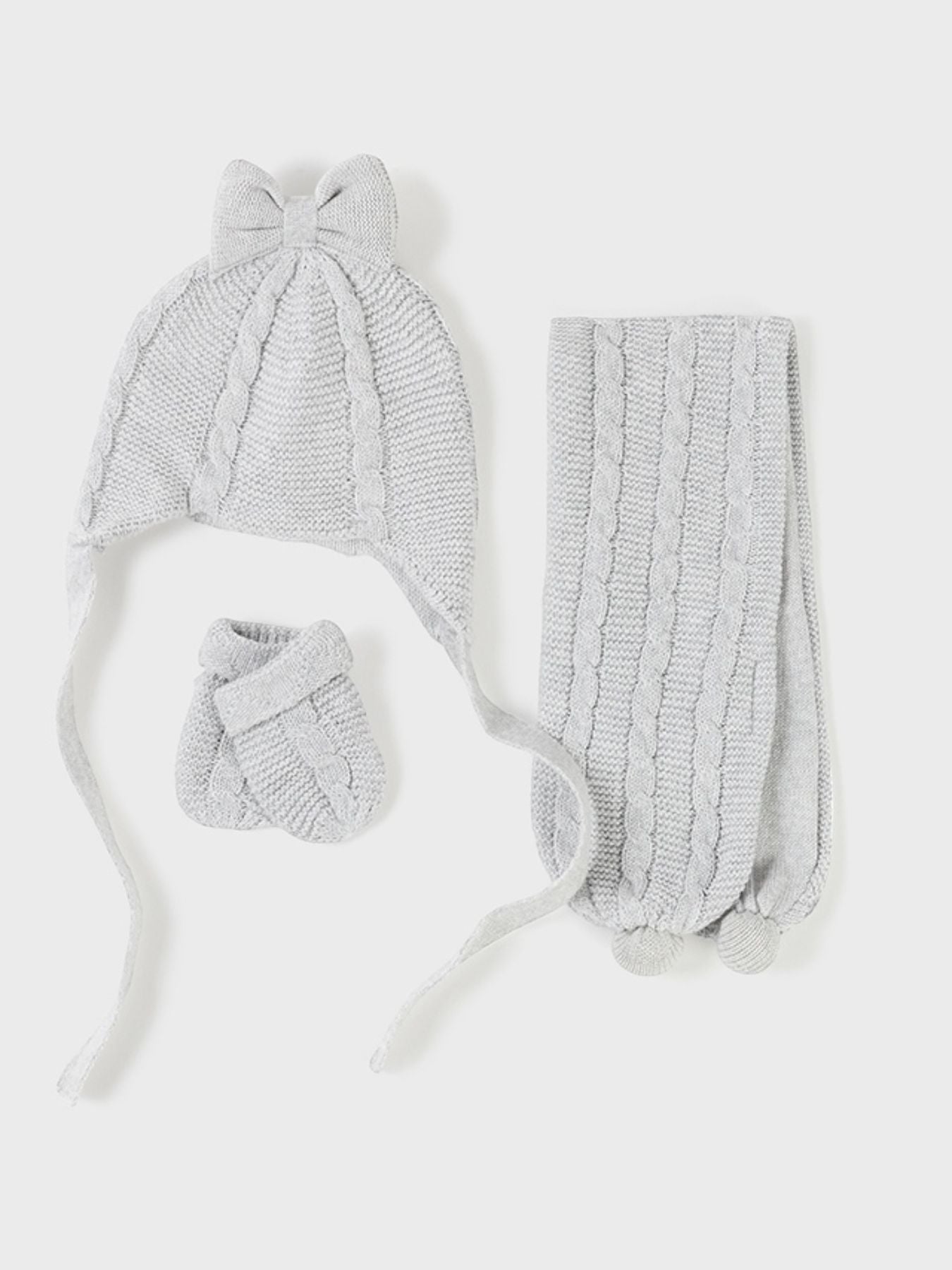 Set cappello,manopole e sciar - 9663-P