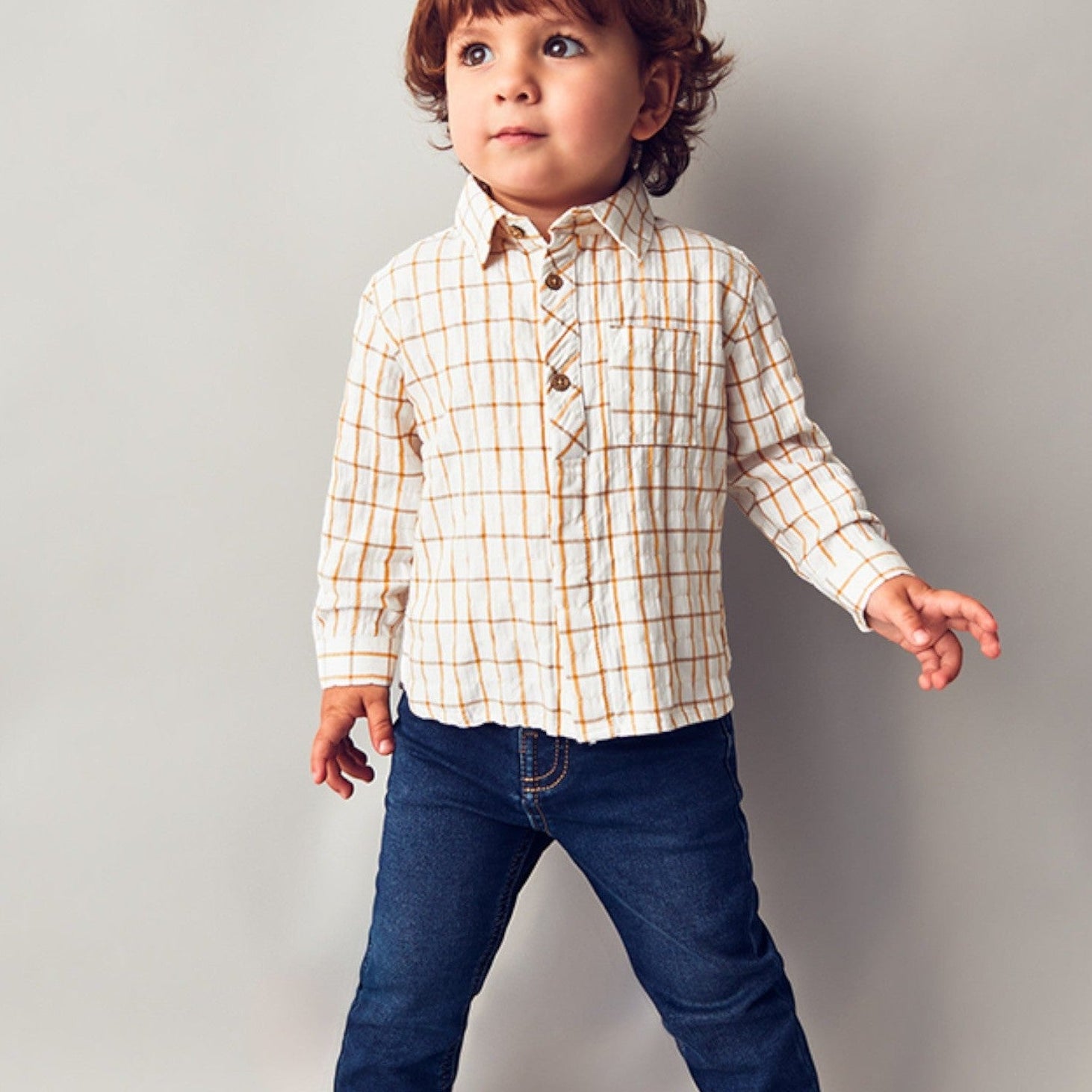 Pantalone soft denim Bimbo Blu 2502/70 -  NANU' BABY