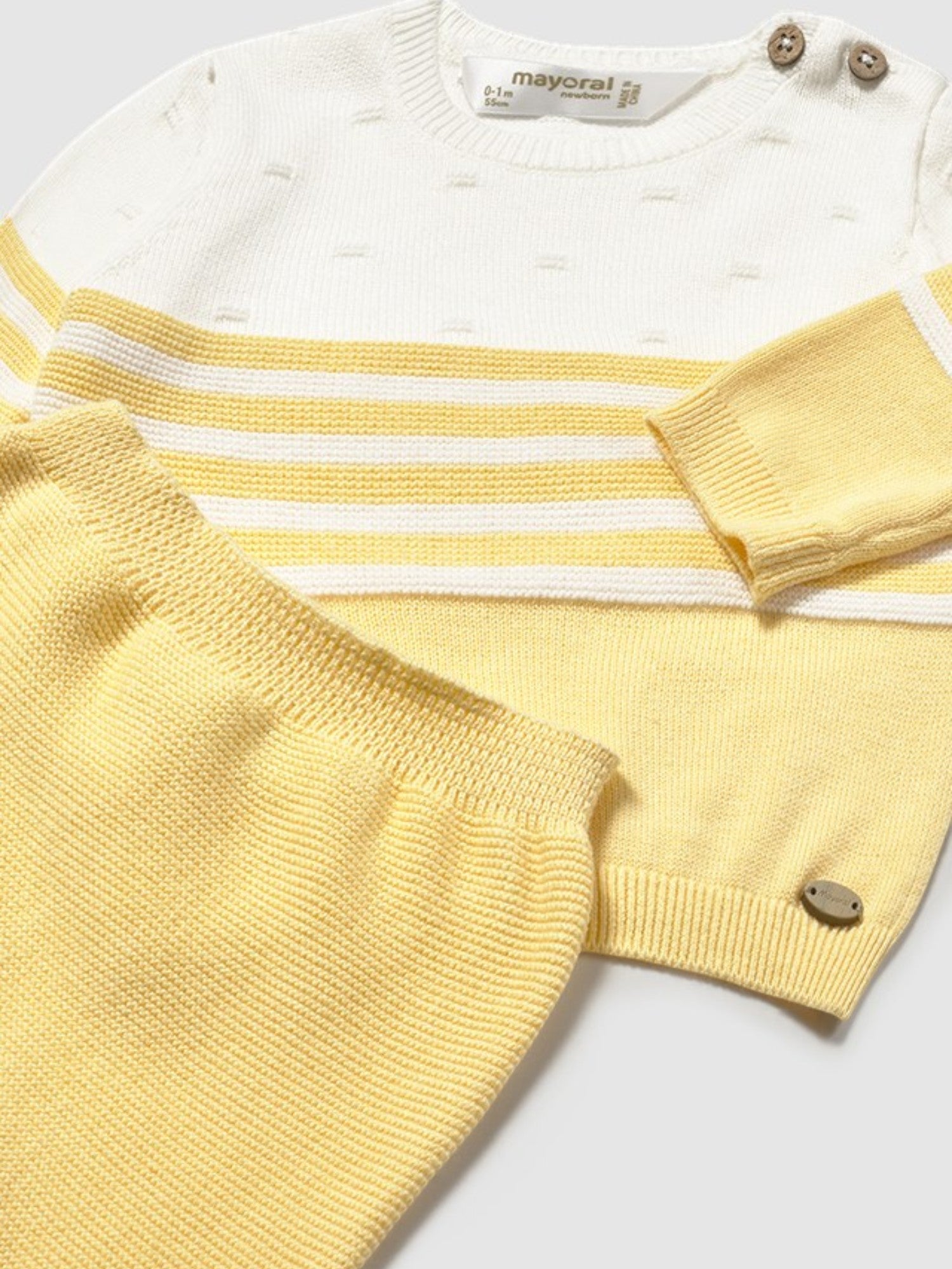 Completo ghettina maglia Neonato GIALLO 1556 /G
