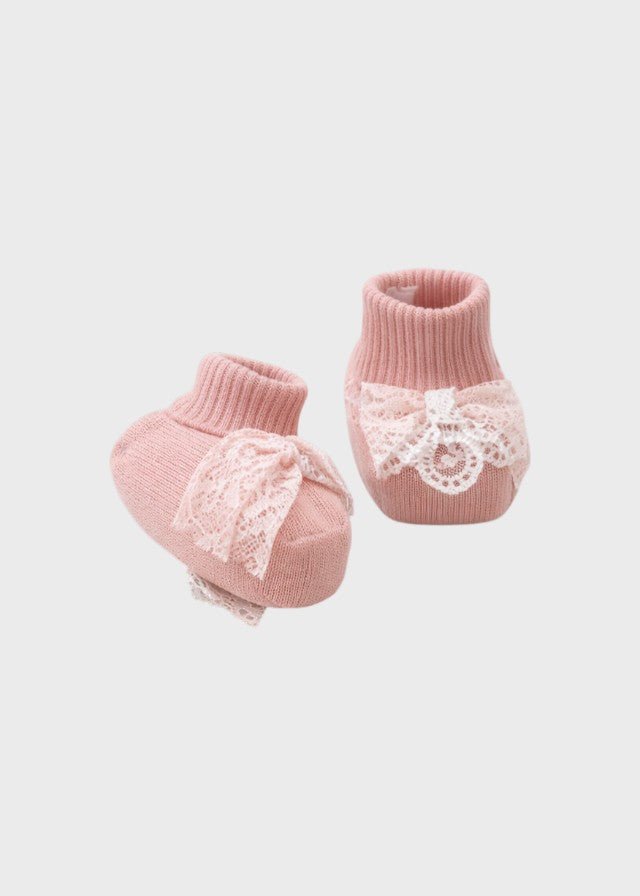 EP28S - Babbucce e Cuffie - MARLU' corredino e abbigliamento neonato | NANU' BABY