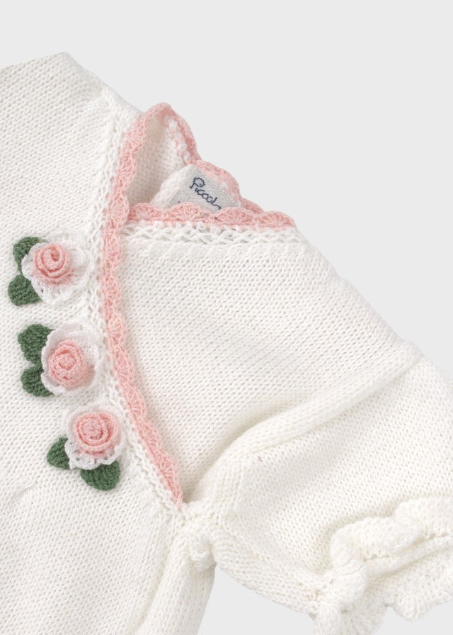 Tutina Pagliacetto Rose Bianco DELIZIA/TP