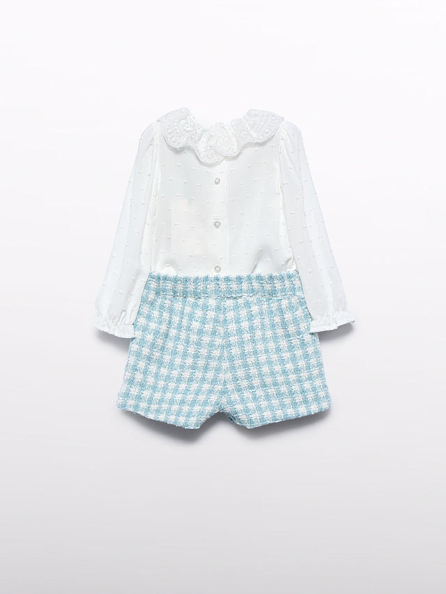Compl.bermuda quadri lurex Bimba Verde 5712/9 -  NANU' BABY