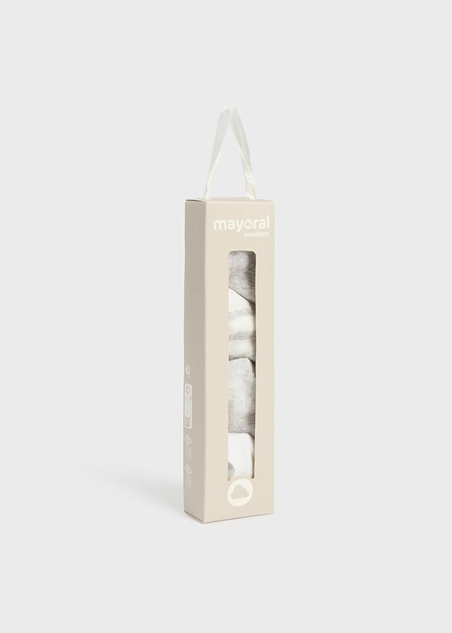 Set 4 calze  BIANCO 9706/N