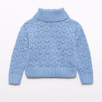 Maglione girocollo traforato Bimba CIELO 5830/4 -  NANU' BABY