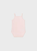 Perforierter Babybody für Mädchen 1790/N Puderrosa