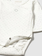 Ecru Long Sleeve Underwear Bodysuit 2712