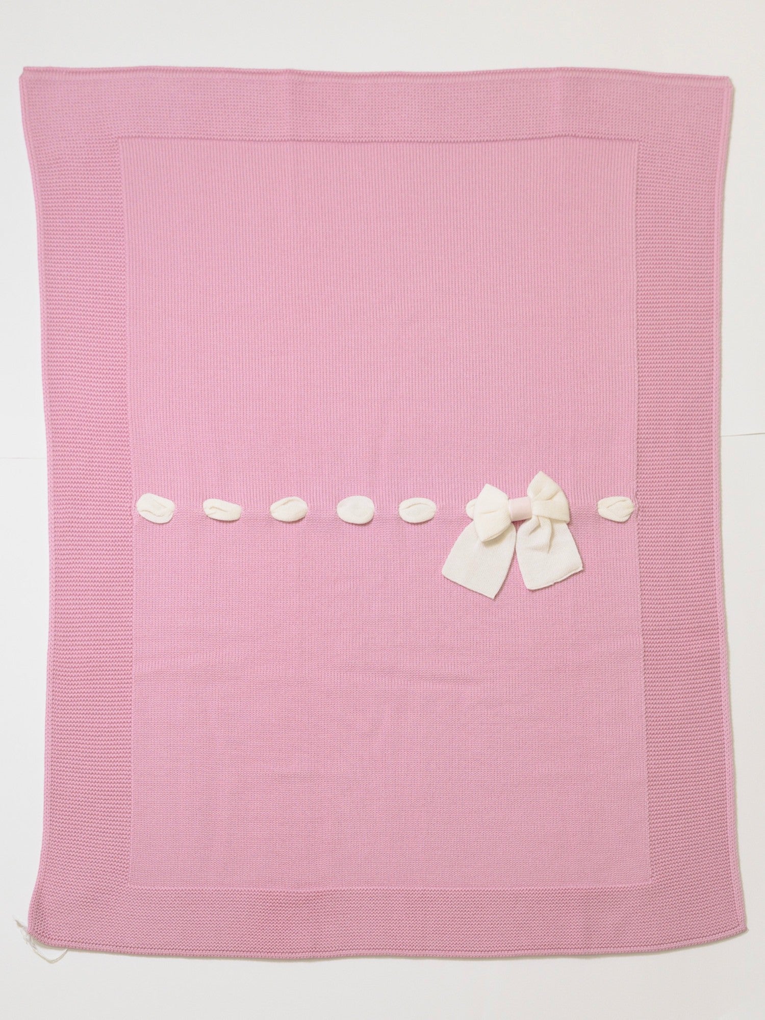Coperta Flake Neonata ROSA FLAKE 100/F -  NANU' BABY