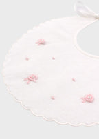 MARCO/BV Pink Rose Cotton Bib