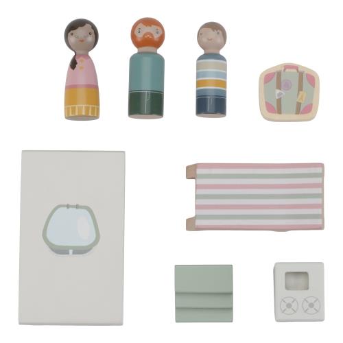 Macchina con caravan e personaggi FSC  Multicolore LD8022 -  NANU' BABY