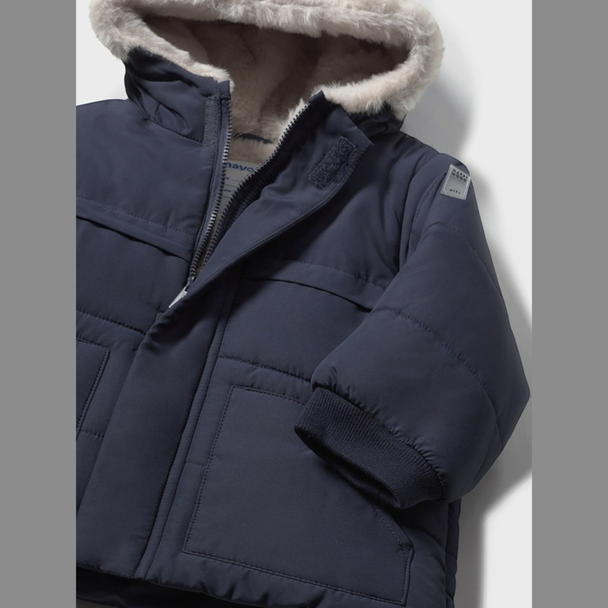 Giaccone orecchie pelo Bimbo Blu 2424/51 -  NANU' BABY