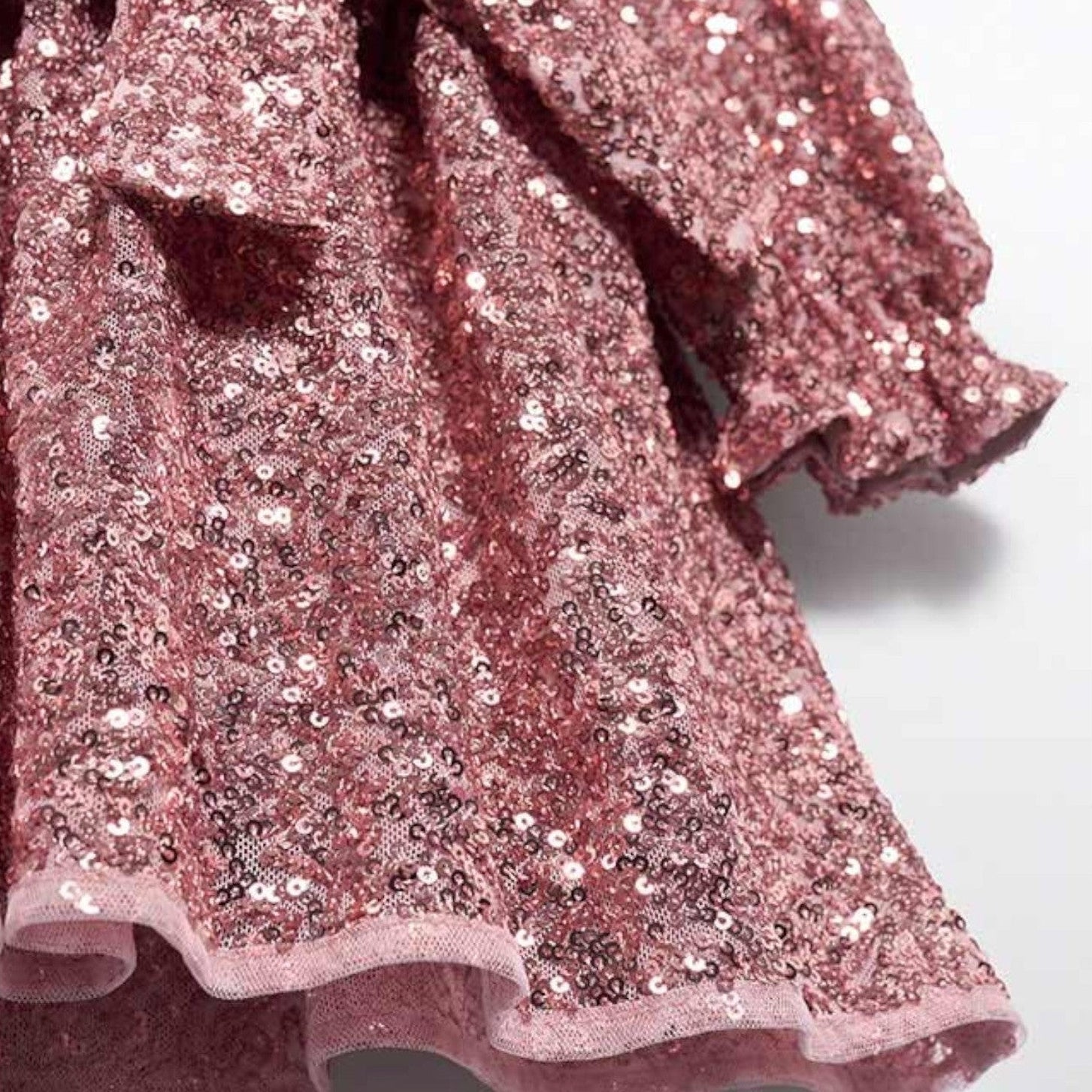 Abito paillettes Bimba Rosa 5531/46 -  NANU' BABY