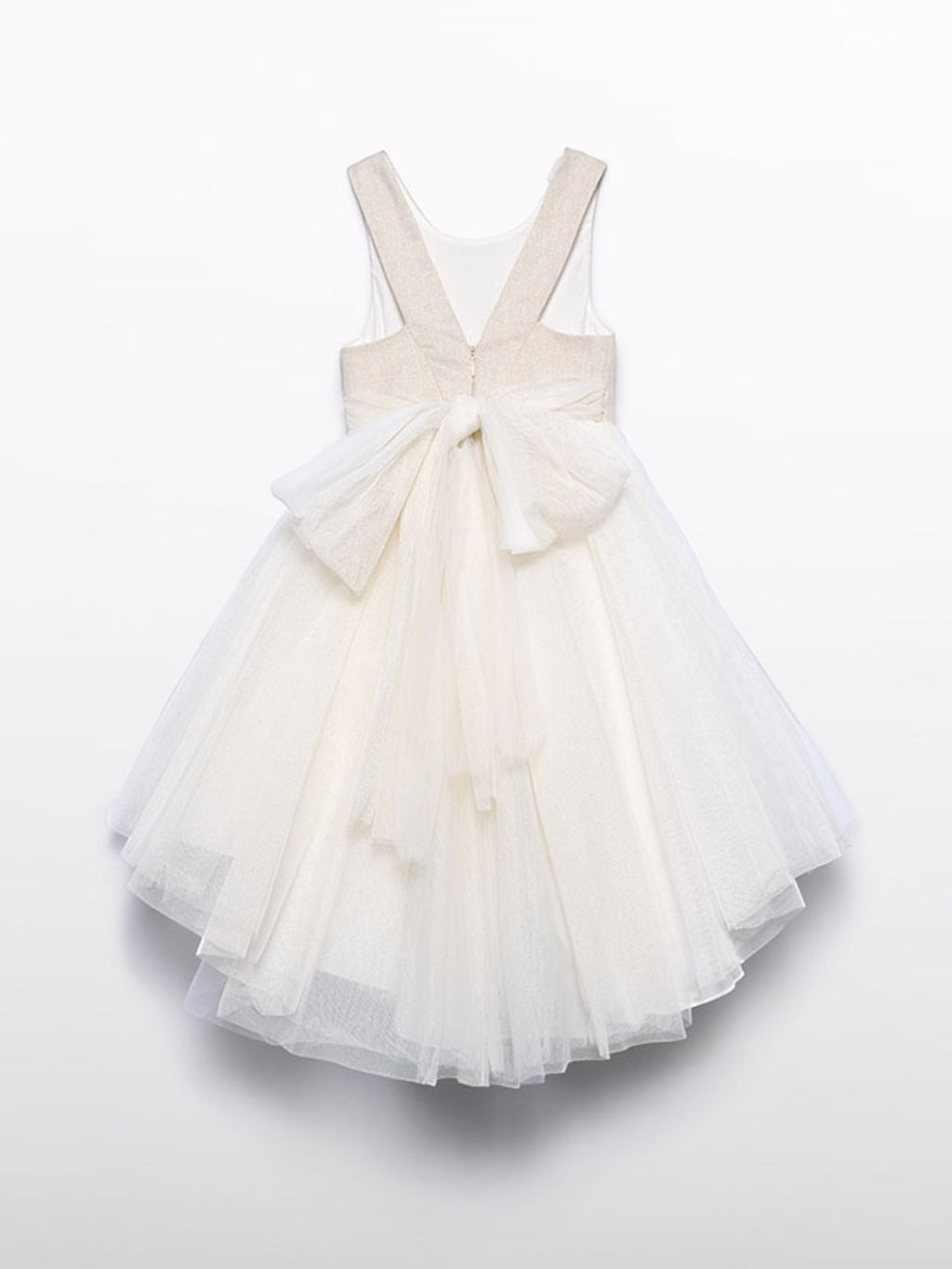 Abito Cerimonia Tulle Dorato 5032/1