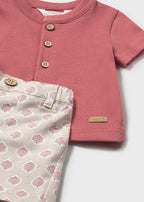 Completo Pantaloncini Polo Arancione 1281/48