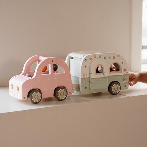 Macchina con caravan e personaggi FSC  Multicolore LD8022 -  NANU' BABY