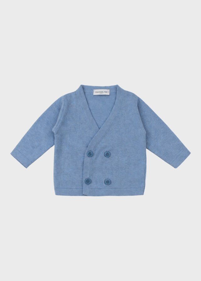 Giacca Doppio Petto Cielo ECA007I/C corredino e abbigliamento neonato | NANU' BABY