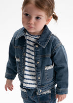 Giacca Jeans Cotone Blu 1490/57 corredino e abbigliamento neonato | NANU' BABY