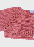 Giacca Traforata Coccio 9000/48 corredino e abbigliamento neonato | NANU' BABY