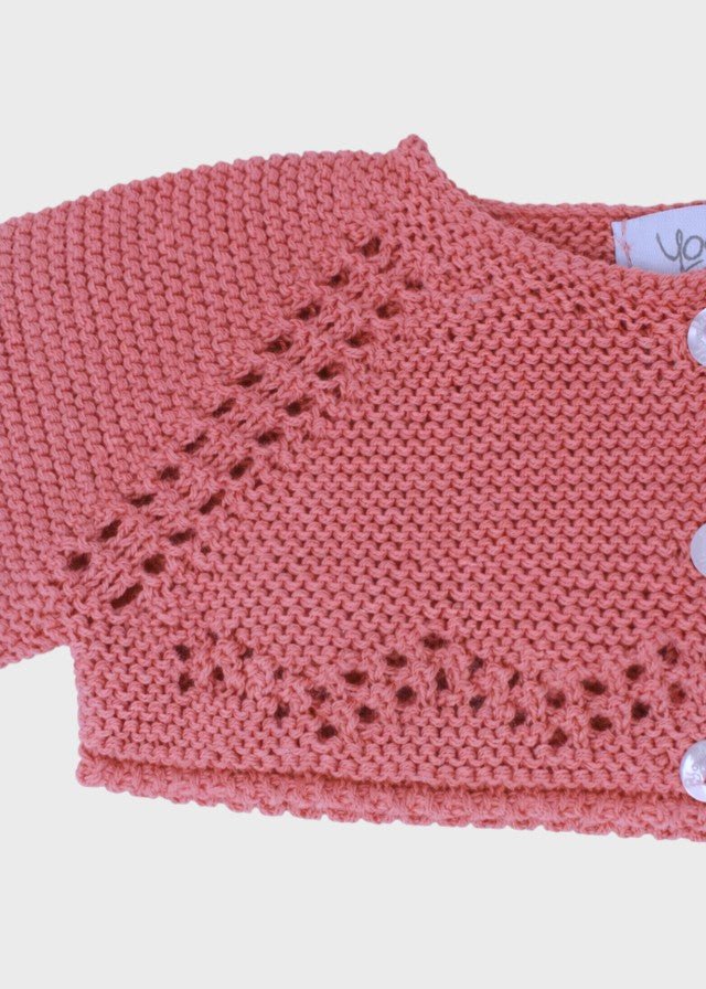 Giacca Traforata Coccio 9000/48 corredino e abbigliamento neonato | NANU' BABY