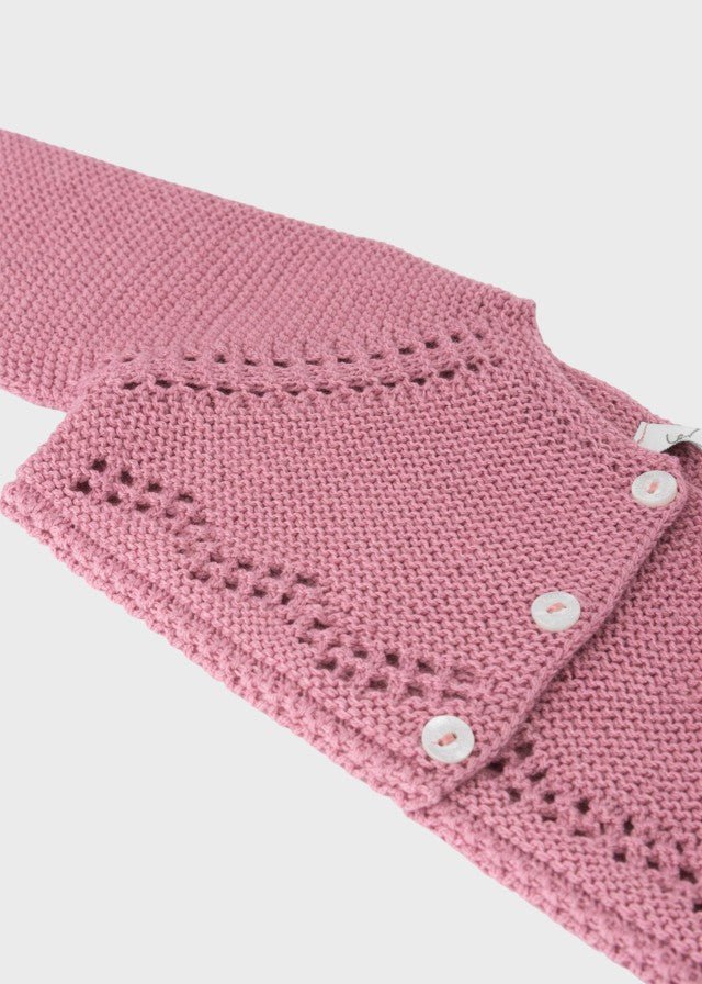 Giacca Traforata Rosa Scuro 9000/54 corredino e abbigliamento neonato | NANU' BABY