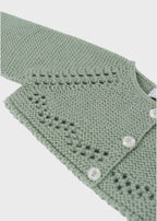 Giacca Traforata Verde 9000/24 corredino e abbigliamento neonato | NANU' BABY