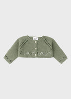 Giacca Traforata Verde 9000/24 corredino e abbigliamento neonato | NANU' BABY